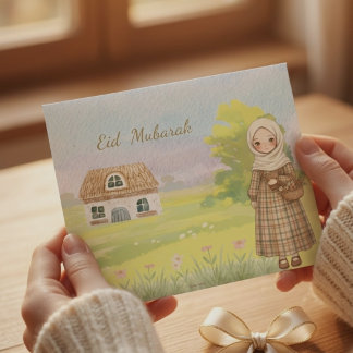 Eid Mubarak Money Envelope Muslim Kids | Eidi Cash