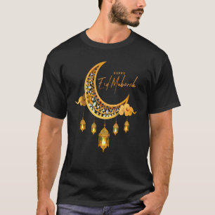Eid Mubarak Moon Arabic Eid Alfitr T-Shirt