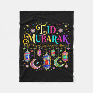 Eid Mubarak Muslim Celebration Costume for Eid Al Fleece Blanket