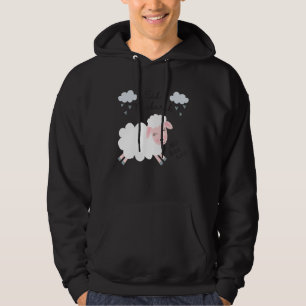 Eid Mubarak Muslims Sheep Cute Curly Halal Sheep Hoodie