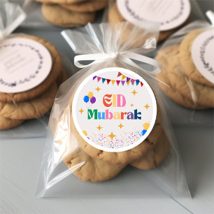 Eid Mubarak Party Favor Sticker