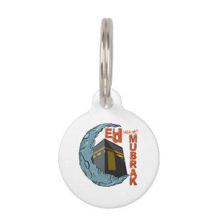Eid mubarak pet tag