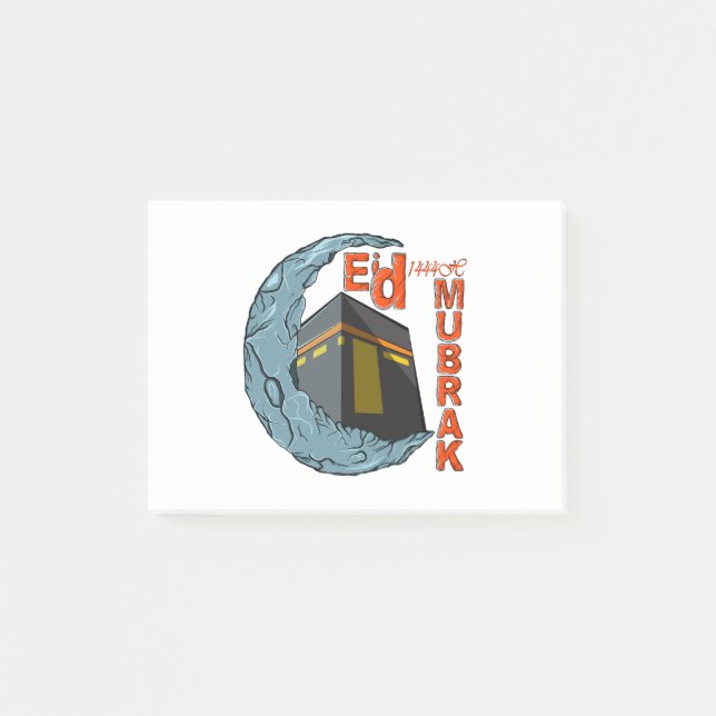 Eid mubarak post-it notes (Front)