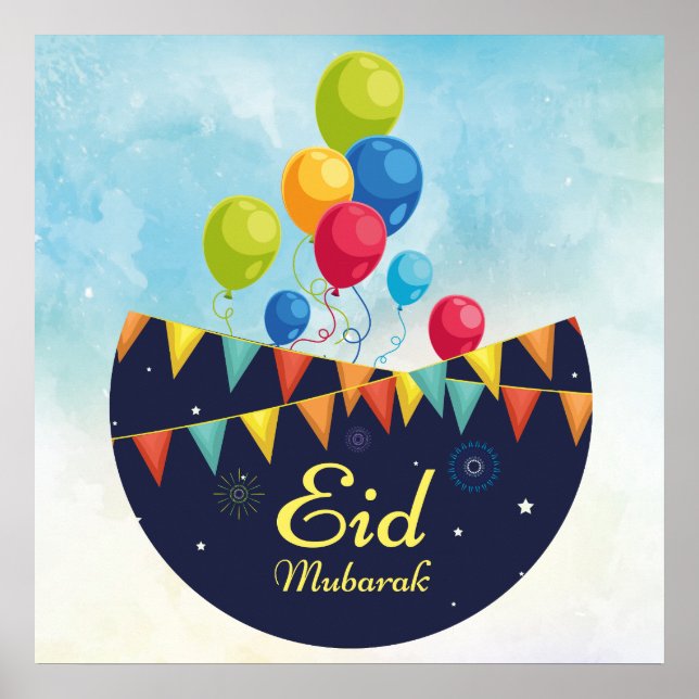 Eid Mubarak Poster (Front)