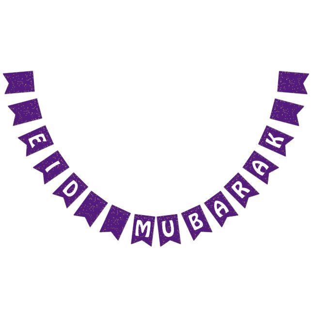 Eid Mubarak Purple Eid Banner Decorations (All)