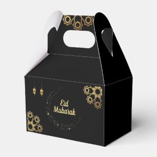 Eid Mubarak / Ramadan Kareem Golden Customise Favour Box