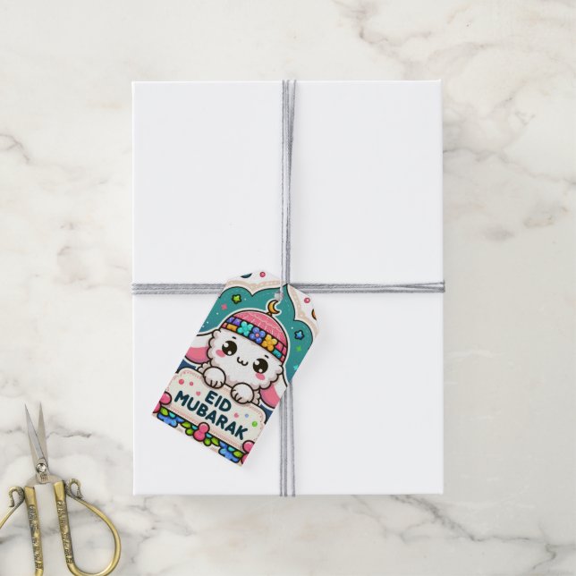 Eid Mubarak Sheep Gift Tags (With Twine)