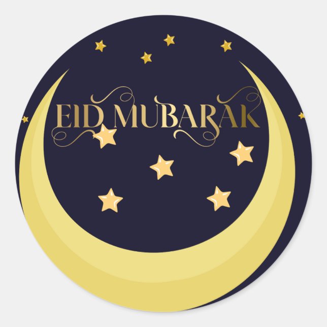 Eid mubarak  stickers (Front)