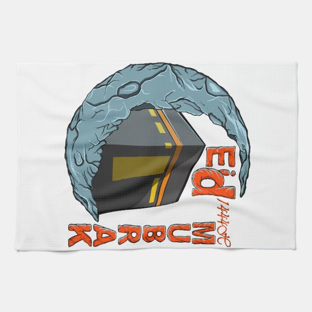 Eid mubarak tea towel (Horizontal)