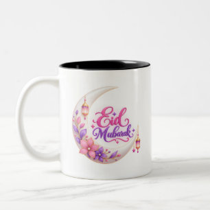 Eid Mubarak Two-Tone Coffee Mug