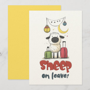 Eid Sheep on Leave Fully Packed & Baaah-ck Later Invitation