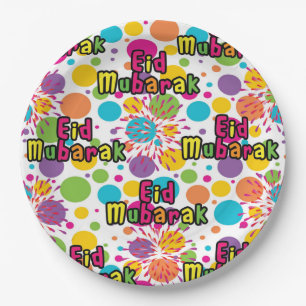 Eid Splash Plate 9"