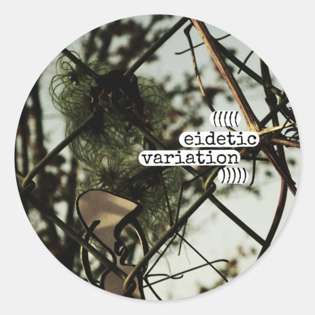 eidetic variation classic round sticker (Front)