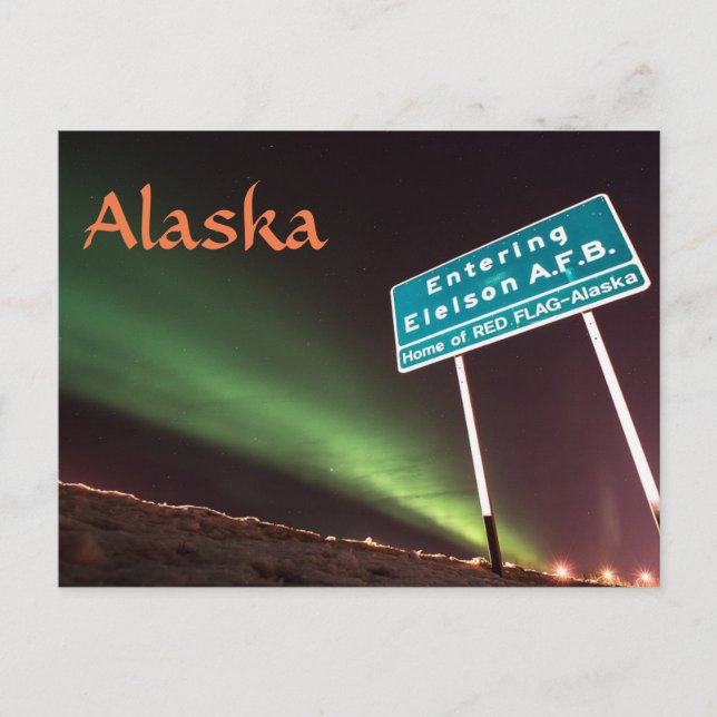 Eielson Air Force Base Alaska Postcard (Front)