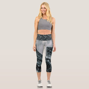 Eifel tower Paris Steel and the sky  Capri Leggings