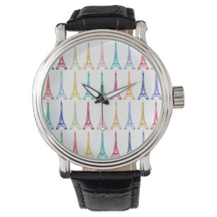 Eiffel colour towers watch