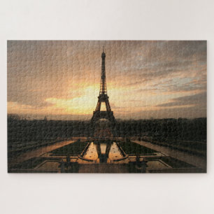 eiffel dawn jigsaw puzzle