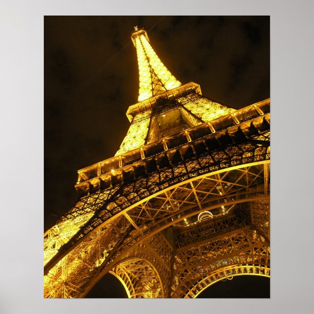 Eiffel Illuminated Poster (Front)