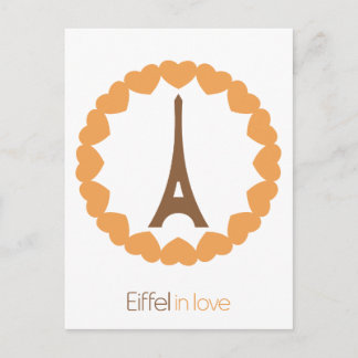 Eiffel in love... postcard