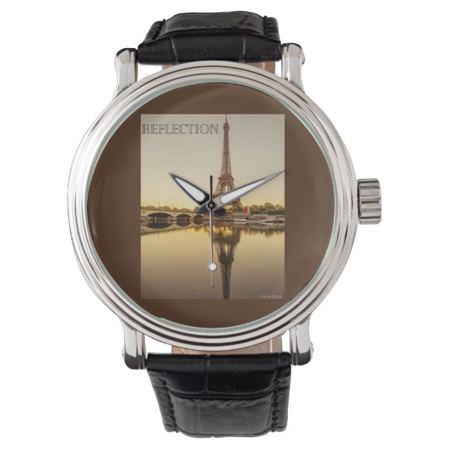 Eiffel Reflections  Watch (Front)