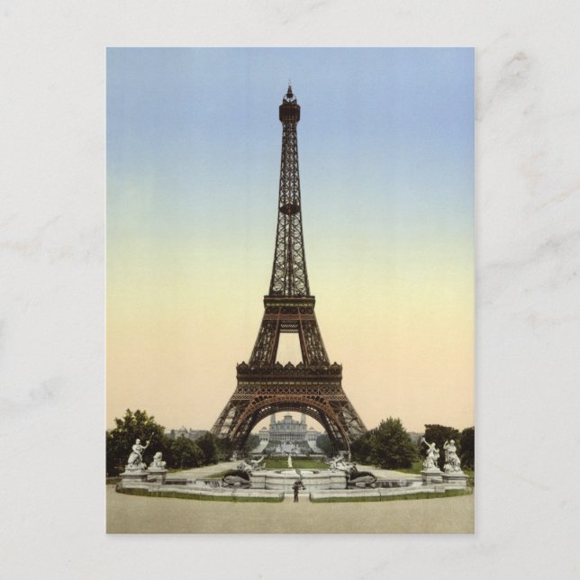 Eiffel Tower 1900 Postcard (Front)