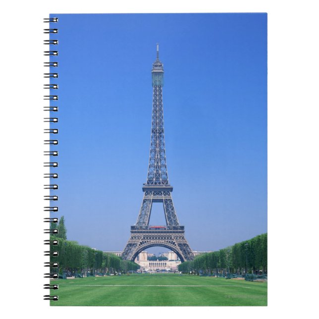 Eiffel Tower 3 Spiral Notebook (Front)
