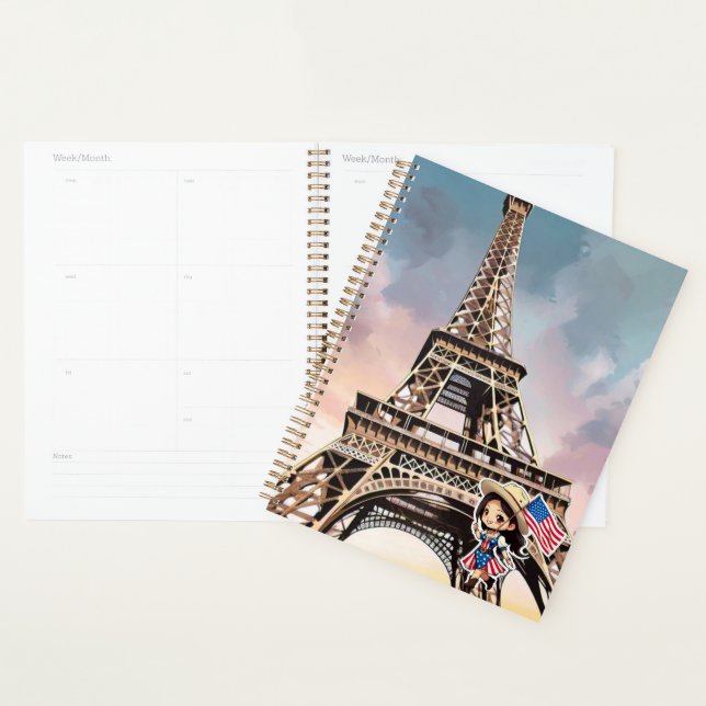 Eiffel Tower Agenda with Chibi Paris (Display)