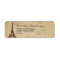 Eiffel Tower Antique Parisian Return Address Label