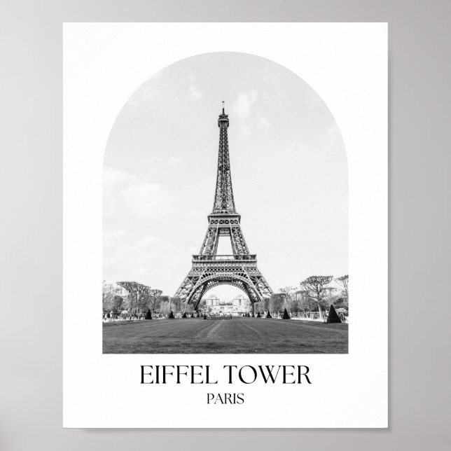 Eiffel Tower Arch Photo Print (Front)