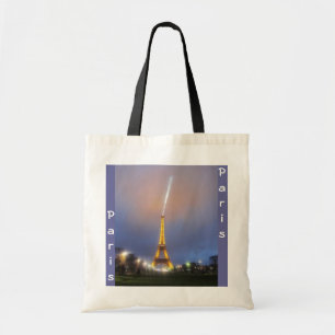 Eiffel Tower At Dusk Tote Bag