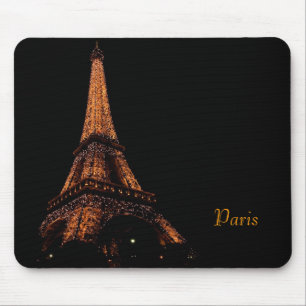 eiffel tower at night, Paris Mouse Pad
