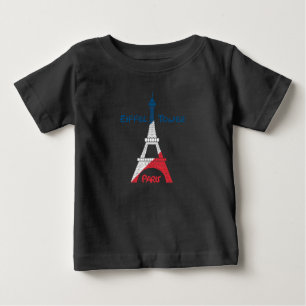 Eiffel Tower Baby T-Shirt