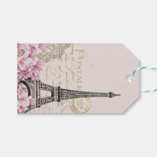 Eiffel Tower Best Wedding Destination Paris Europe Gift Tags