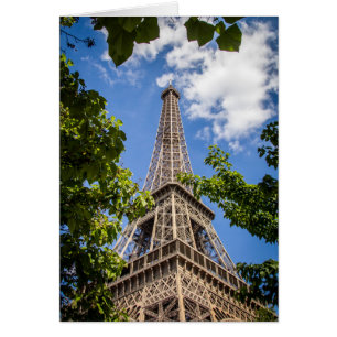 Eiffel Tower Between The Trees