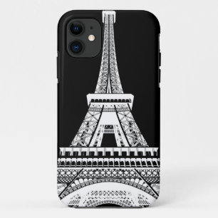 Eiffel Tower Black White Image Case-Mate iPhone Case