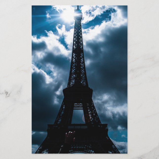 Eiffel Tower Blue Night (Front)