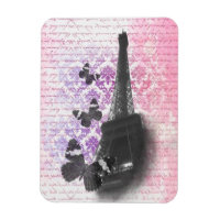 Eiffel tower & butterflies