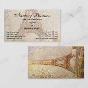 Eiffel Tower by Georges Pierre Seurat Business Card