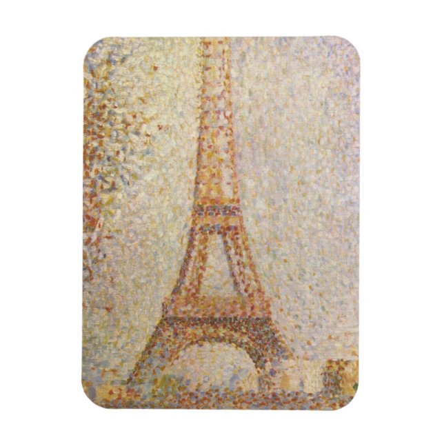 Eiffel Tower by Georges Seurat Magnet (Vertical)