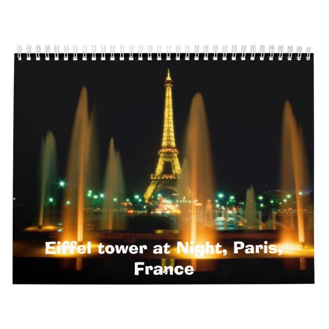 Eiffel tower calendar (Cover)