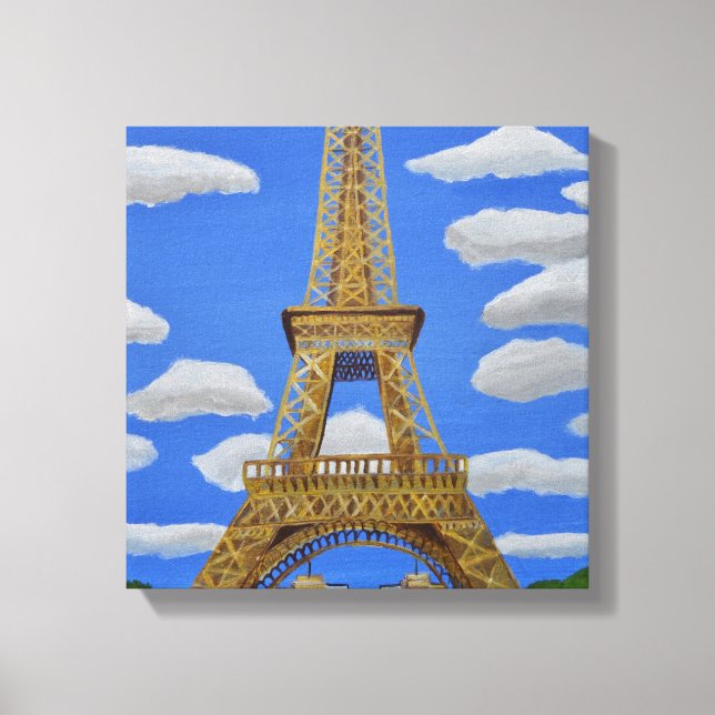 Eiffel Tower Canvas Print (Front)
