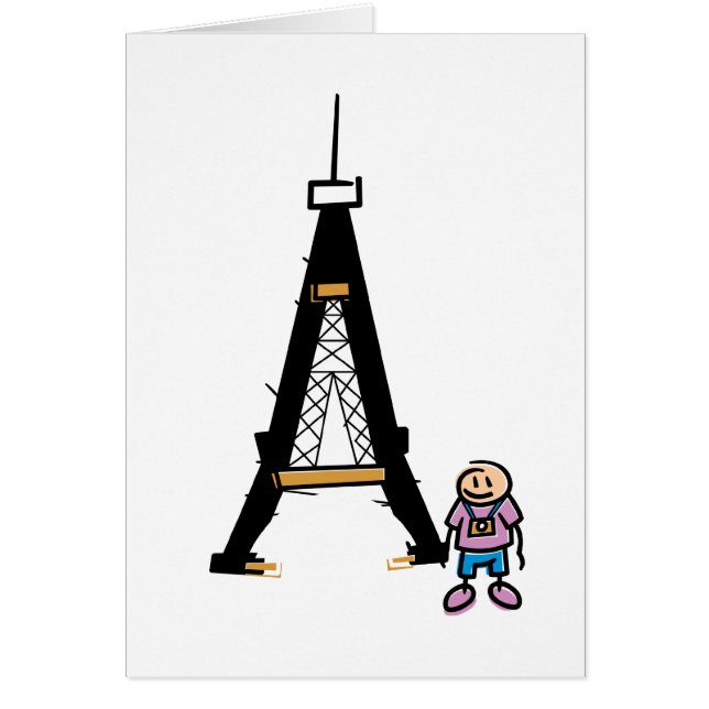 Eiffel Tower Cartoon (Front)