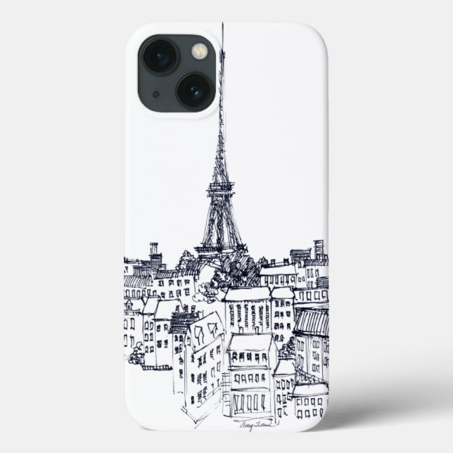 Eiffel Tower Case-Mate iPhone Case (Back)