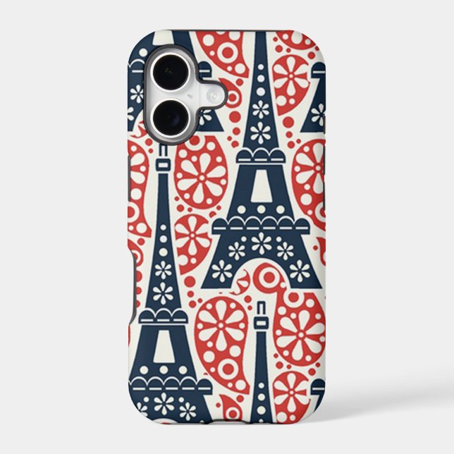Eiffel Tower Case-Mate Tough iPhone X Case (Back)