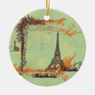 Eiffel Tower Christmas Tree Ornament