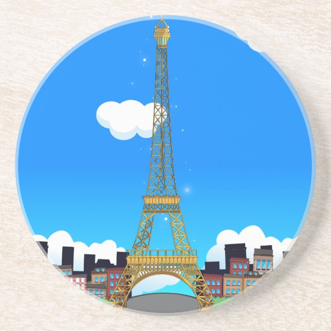 Eiffel Tower Coaster (Front)