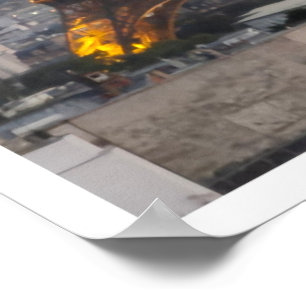 Eiffel Tower Collage  Poster