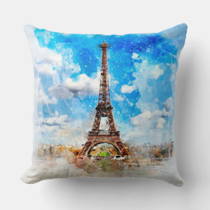 Eiffel Tower Cushion