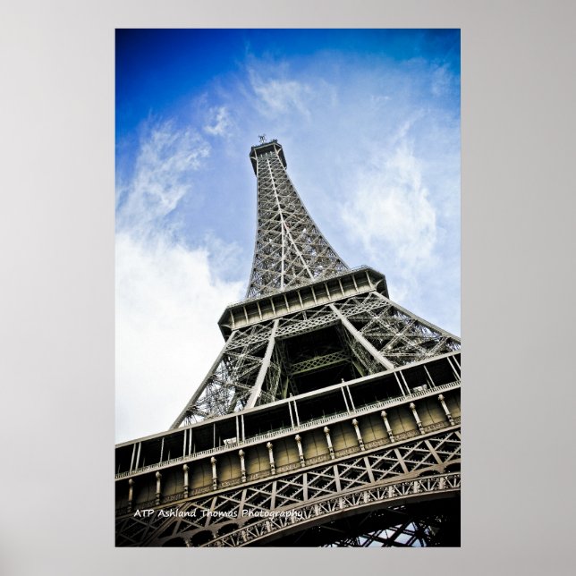 Eiffel Tower Framed Picture Poster (Front)