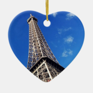 Eiffel Tower France Travel Photography Ceramic Tree Decoration